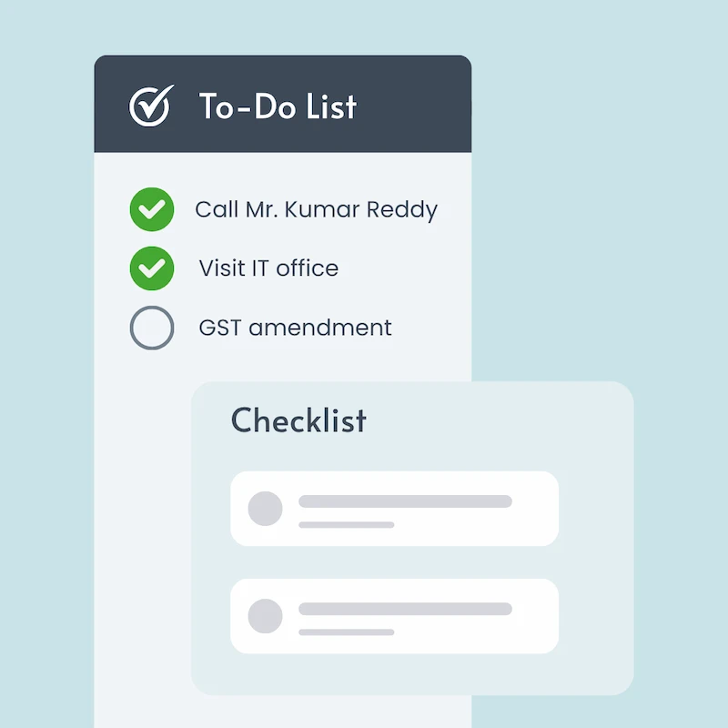 Advanced To-Dos & Checklists